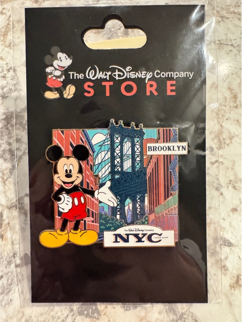 DEC Mickey Mouse Brooklyn Fab Five Boroughs NYC Cast Pin 2025 New York City